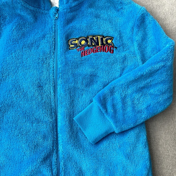 Sonic The Hedgehog Fuzzy Jammie/Costume - H&M - US 5T/6 - Picture 3 of 6